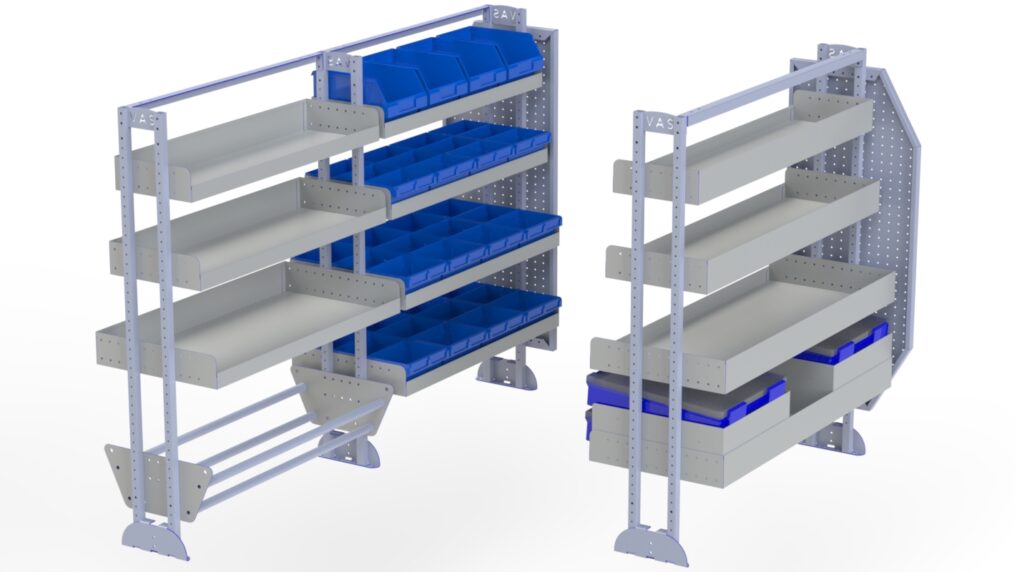 Electrician Shelving Kit for Peugeot Partner LWB - Image 5