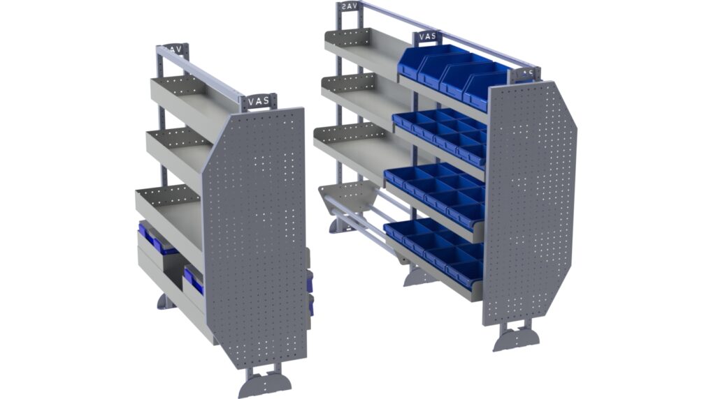 Electrician Shelving Kit for Peugeot Partner LWB