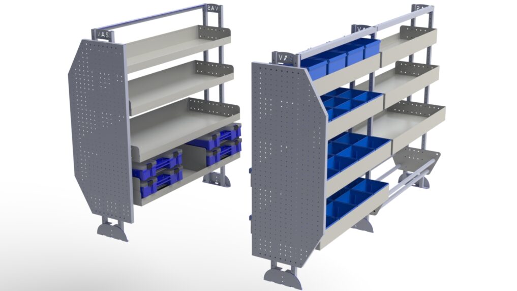 Electrician Shelving Kit for Peugeot Partner LWB - Image 2