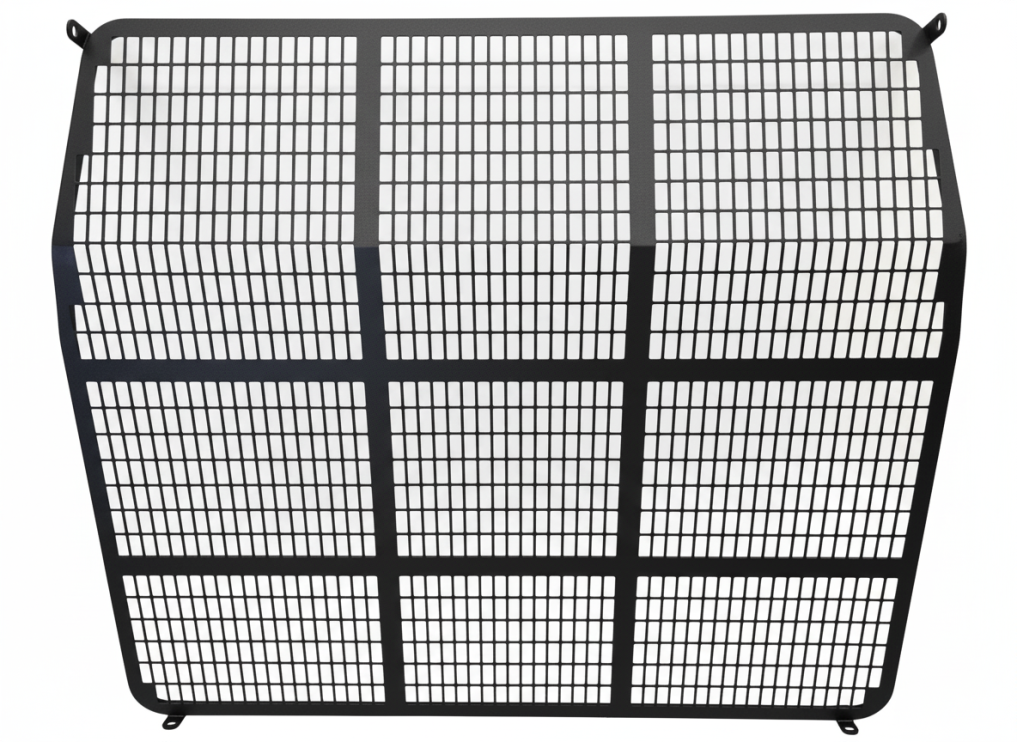 Perforated Mesh Cargo Barrier suits Toyota Hiace 2019 - on, single sliding door model
