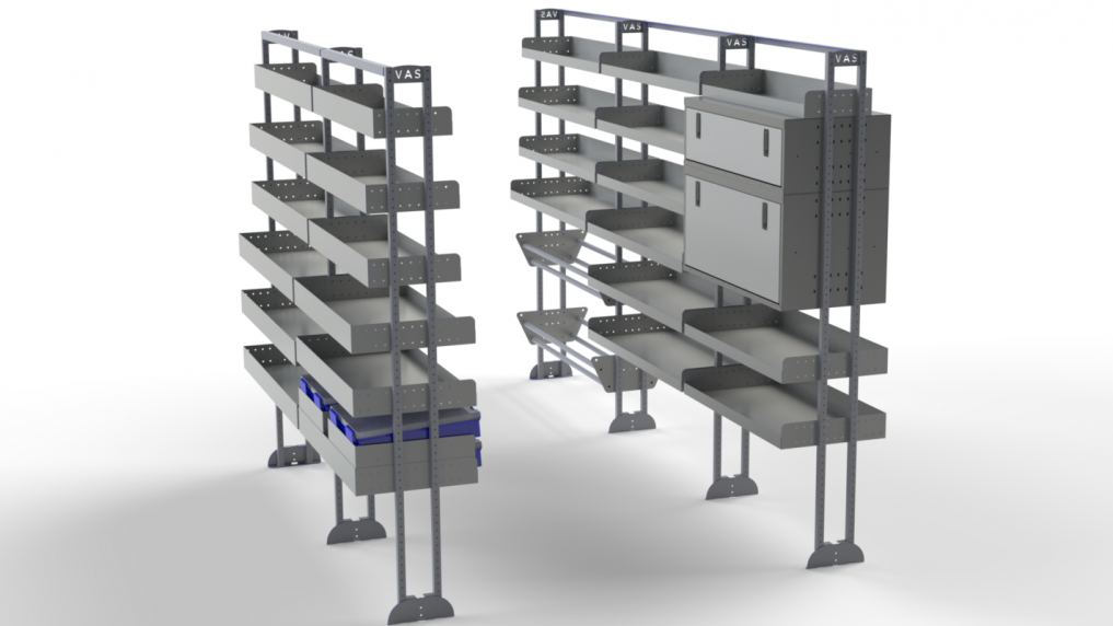 Electrician Shelving Kit For Volkswagen Crafter Mwb Vas