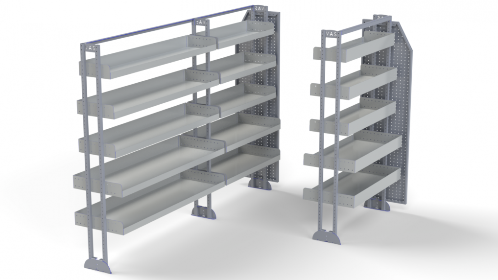 General Shelving Kit for Renault Master SWB - Low Roof - Image 2