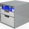 1 Case Drawer, 1 Shallow Drawer, 1 Deep Drawer, Parts Cabinet - Image 2